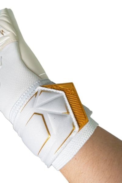 Găng Tay Thủ Môn Reusch Attrakt AB1 Advance white / gold  5670002 1130