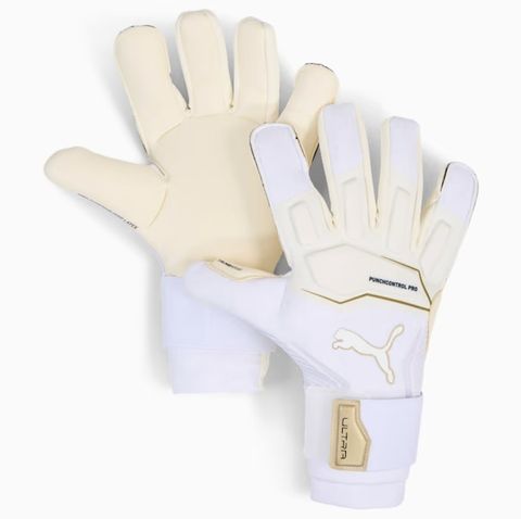 Găng Tay Thủ Môn PUMA Ultra Ultimate Hybrid White Gold - PUMA White/PUMA Gold 042081 14