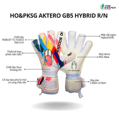 Găng Tay Thủ Môn HOsoccer&PKSG Aktero GB5 Hybrid R/N SMU