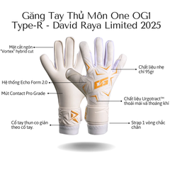 Găng Tay Thủ Môn One OG1 Type-R - David Raya Limited 2025
