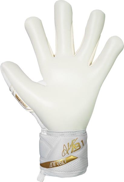 Găng Tay Thủ Môn Reusch Attrakt AB1 Advance white / gold  5670002 1130