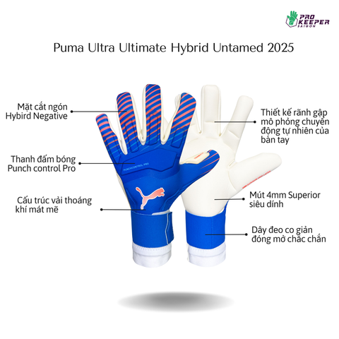 Găng Tay Thủ Môn PUMA Ultra Ultimate Hybrid Untamed 042081-01