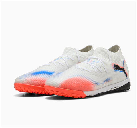 Giày Đá Banh PUMA FUTURE 8 PRO CAGE - 108592-01 - TRẮNG/CAM