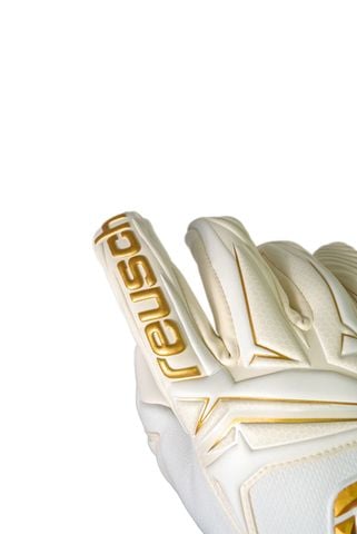 Găng Tay Thủ Môn Reusch Attrakt AB1 Advance white / gold  5670002 1130