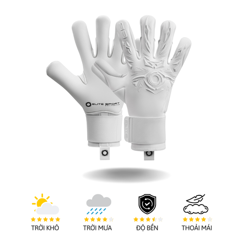 Găng Tay Thủ Môn Elite Revolution X White