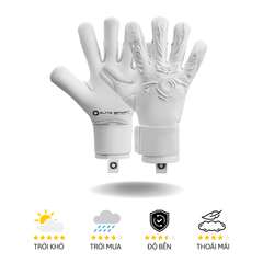 Găng Tay Thủ Môn Elite Revolution X White