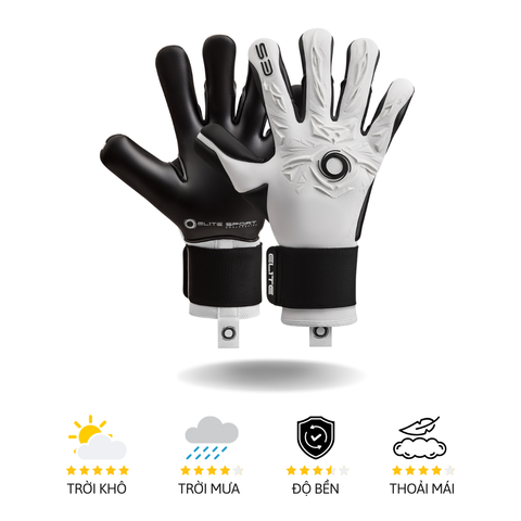 Găng Tay Thủ Môn Elite Revolution X Combi White