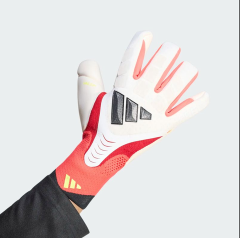 [Không Dây] Găng Tay Thủ Môn ADIDAS PREDATOR GL PRO WHITE/LUCID RED/BLACK JY6295