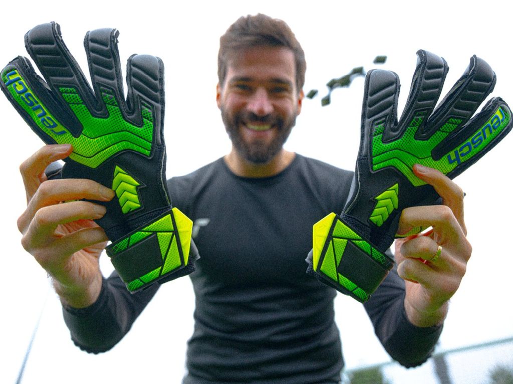 [Alisson Becker ] Găng Tay Thủ Môn Reusch Attrakt AB1 Duo 5560964