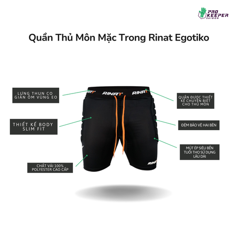Quần ngắn thủ môn Rinat Egotiko có đệm short