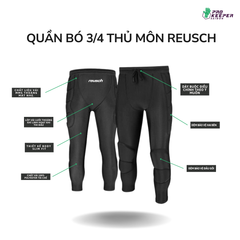 Quần bó Reusch Compression Short 3/4 Soft Padded