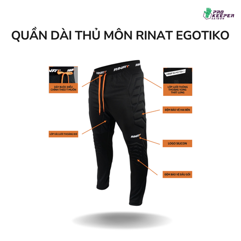 Quần Dài Pants Thủ Môn Có Đệm Rinat EGOTIKO