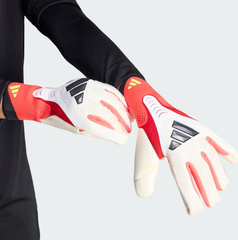 [Không Dây] Găng Tay Thủ Môn ADIDAS PREDATOR GL PRO WHITE/LUCID RED/BLACK JY6295