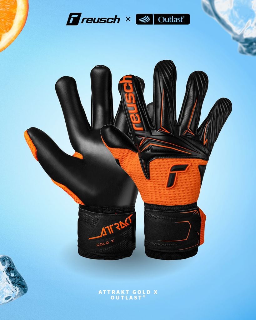 Găng Tay Thủ Môn Reusch Attrakt Gold X Outlast®  5670194 3530