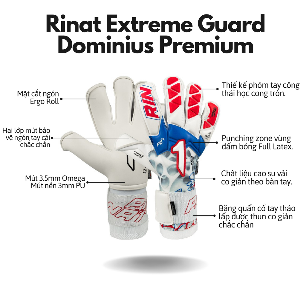 Găng Tay Thủ Môn Rinat XTREME GUARD DOMINIUS PREMIUM