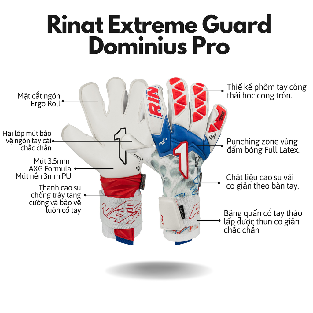 Găng Tay Thủ Môn Rinat Xtreme Guard Dominius Pro