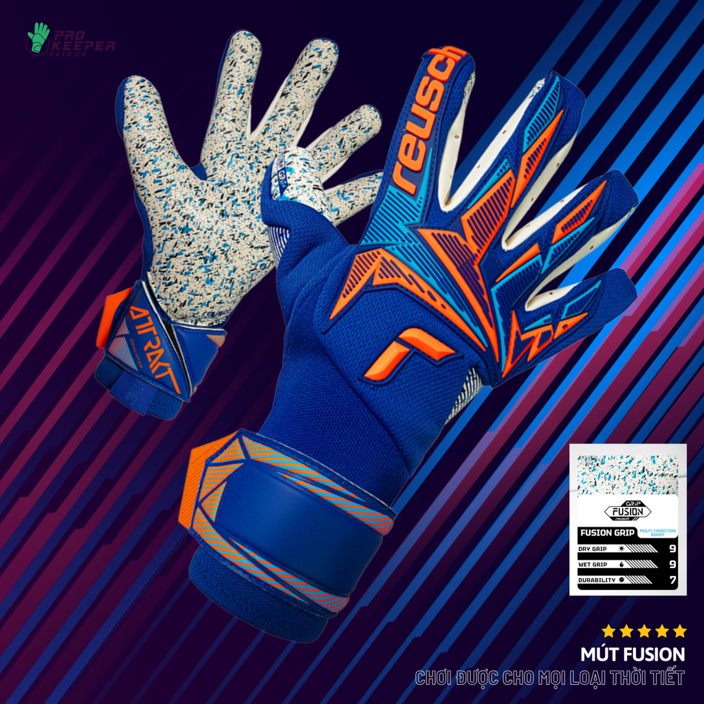 Găng Tay Thủ Môn Reusch Attrakt Freegel Fusion Goaliator GK26 | 5670995 4129