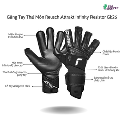 Găng Tay Thủ Môn Reusch Attrakt Infinity Resistor Gk26 | 5670745 7700