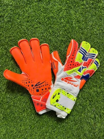 ( Xương Tháo Lắp) Găng Tay Thủ Môn Bravo Eepro Trắng Cam