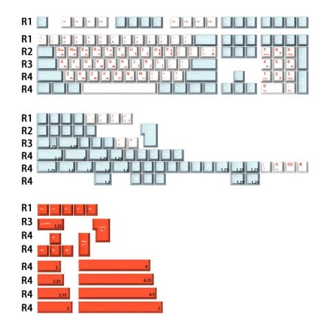 Keycap GJ Salmon