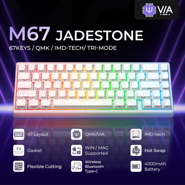 Bàn phím XVX M67 JadeStone