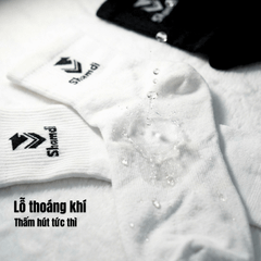 COMBO Tất Thể Thao Shamdi Cao Cấp Chống Hôi Chân Khử Mùi Kháng Khuẩn, Tất Thể Thao Cao Cấp Chính Hãng Shamdi Crew Socks