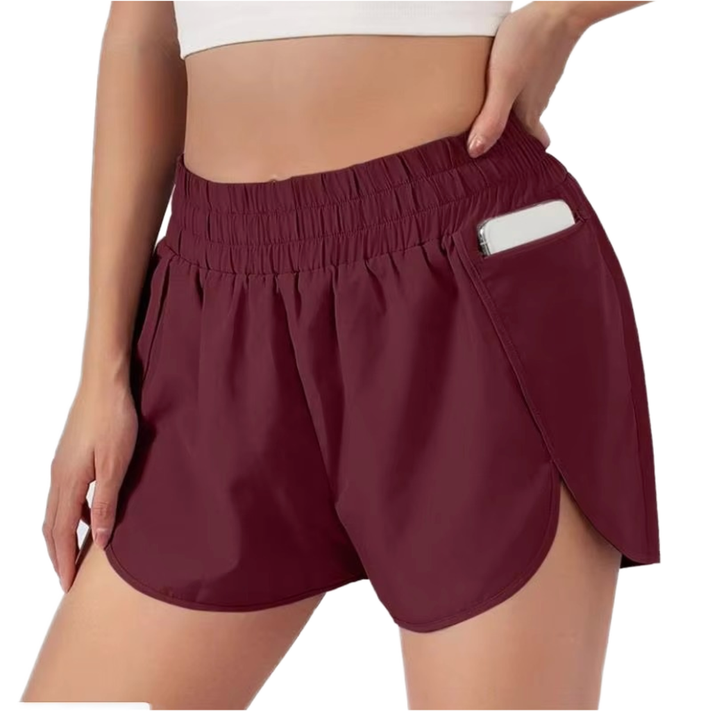 Quần Short Nữ 2in1 Lưng Dệt Rise & Strong