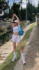 Quần Short Thể Thao Nữ 2 Lớp Chính Hãng Stride Layers Shamdi - Quần Short 2 Lớp Tập Gym, Yoga, Running, Pickleball, Tennis Chính Hãng Bảo Hành 1 Đổi 1 Trọn Đời