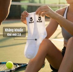 COMBO Tất Thể Thao Shamdi Cao Cấp Chống Hôi Chân Khử Mùi Kháng Khuẩn, Tất Thể Thao Cao Cấp Chính Hãng Shamdi Crew Socks