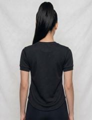 Áo Thun Nữ SS26 Bo Dệt Rise & Strong