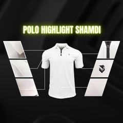 Áo Polo Thể Thao Nam Chính Hãng Shamdi Highlight - Áo Polo Thể Thao Dành Cho Nam Tập Gym, PickelBall, Tennis, Golf Hoặc Mặc Hàng Ngày, Chất Vải Xịn Cao Cấp Lỗi 1 Đổi 1