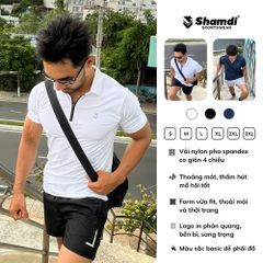 Áo Polo Thể Thao Nam Chính Hãng Shamdi Highlight - Áo Polo Thể Thao Dành Cho Nam Tập Gym, PickelBall, Tennis, Golf Hoặc Mặc Hàng Ngày, Chất Vải Xịn Cao Cấp Lỗi 1 Đổi 1