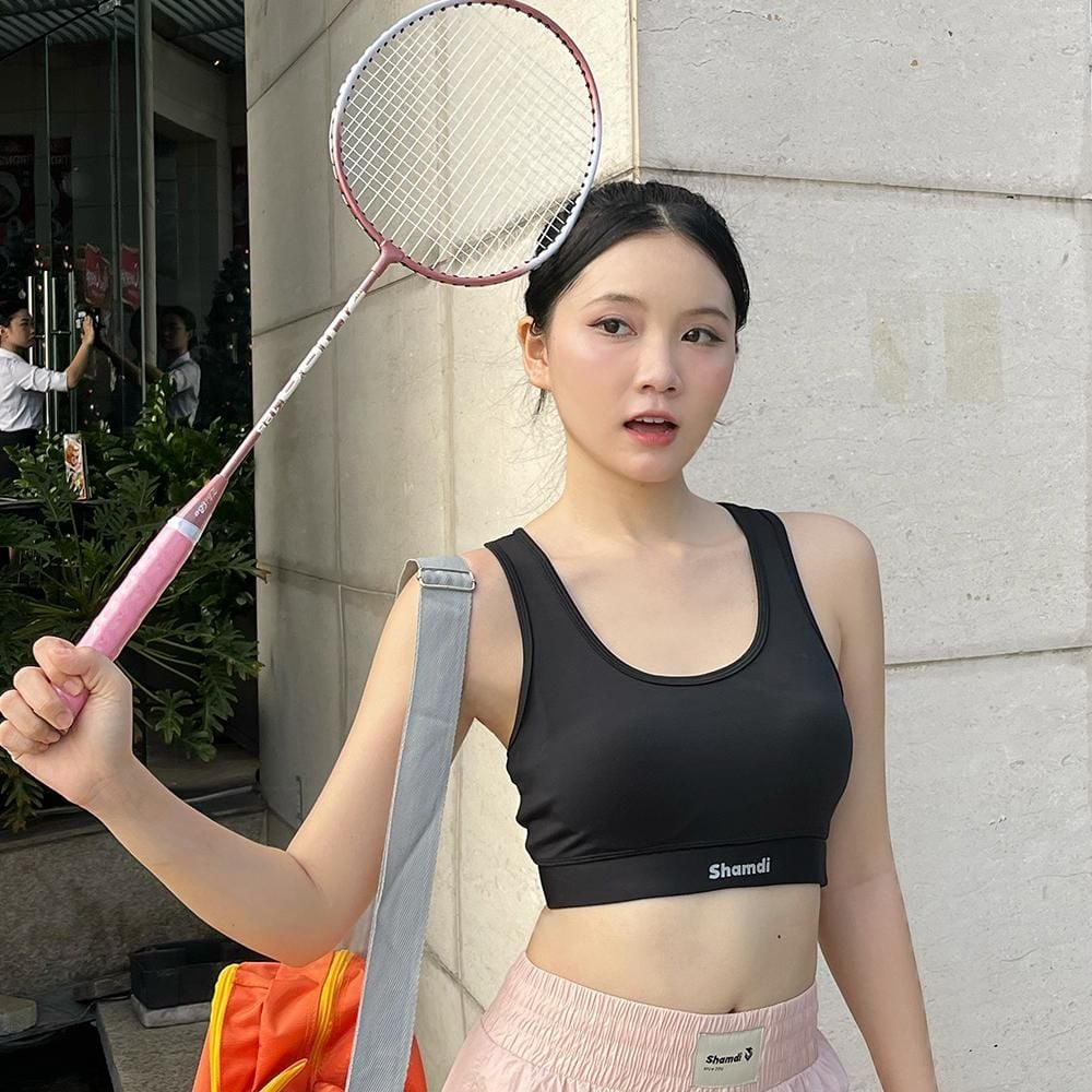 Áo Bra Thể Thao Nữ Chính Hãng Shamdi Flex Fitness - Áo Bra Thể Thao Tập Gym, Yoga, Pickleball, Tennis Dành Cho Nữ Đủ Size Từ S-2XL Siêu Thấm Hút, Vải Mềm Mịn Khô Thoáng Nhanh Lỗi 1 Đổi 1