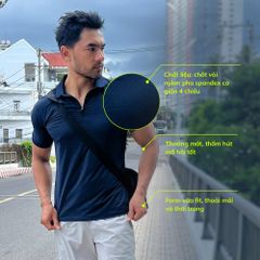 Áo Polo Thể Thao Nam Chính Hãng Shamdi Highlight - Áo Polo Thể Thao Dành Cho Nam Tập Gym, PickelBall, Tennis, Golf Hoặc Mặc Hàng Ngày, Chất Vải Xịn Cao Cấp Lỗi 1 Đổi 1