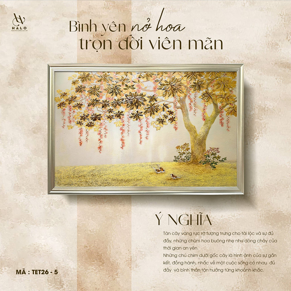  TRANH DÁT VÀNG - AN CƯ - TET26 - 5 