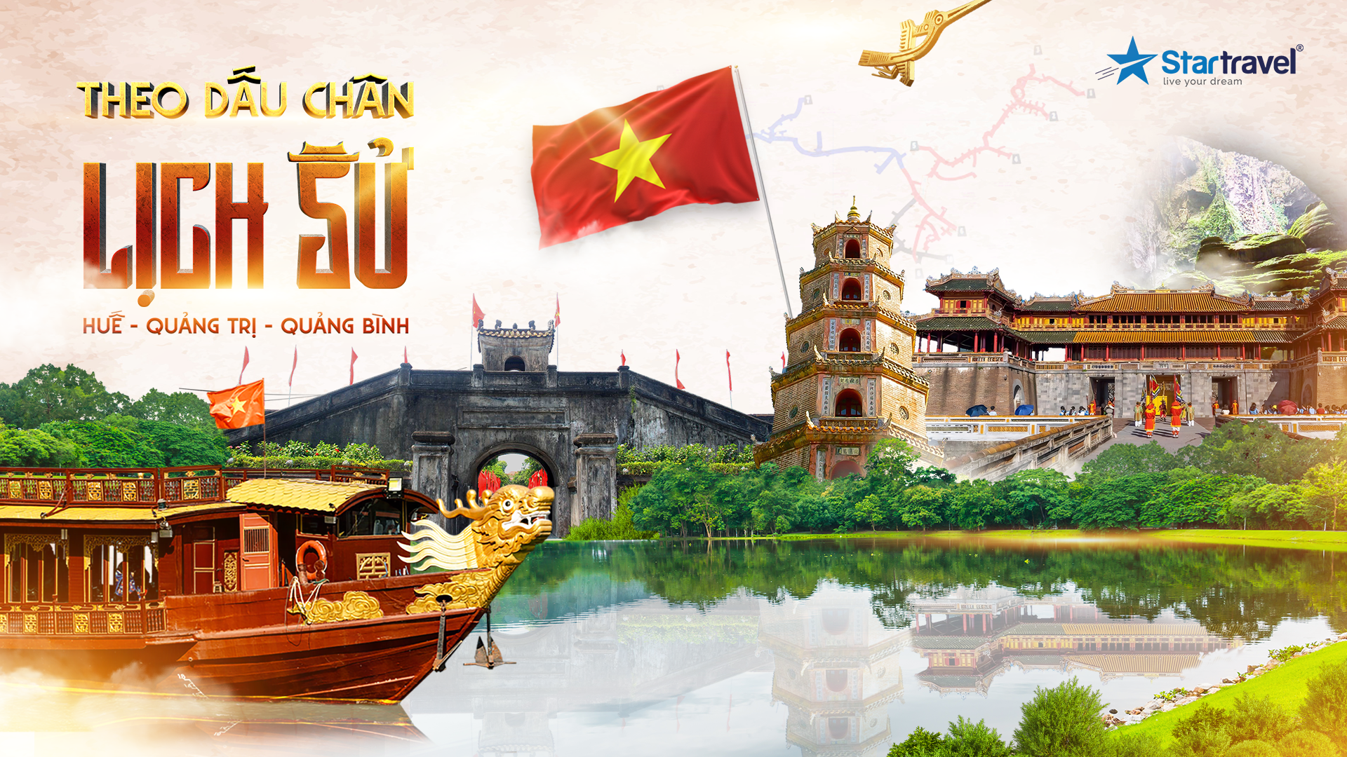  Theo dấu chân lịch sử: Quảng Bình - Quảng Trị - Huế (4N3Đ) 