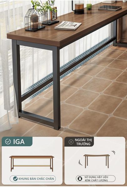 Bàn Gỗ Dài Hiện Đại, Sang Trọng GAPI - GM89