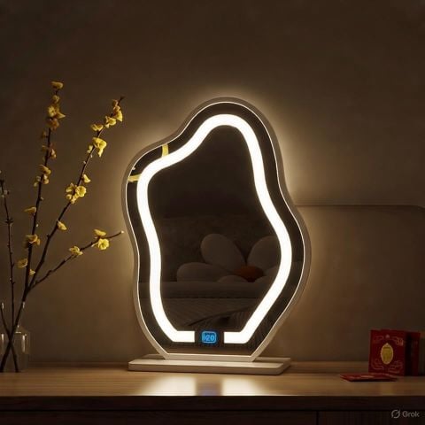 Gương Trang Điểm Đèn LED Cảm Ứng 52x29 cm - Nội Thất IGA - GP294