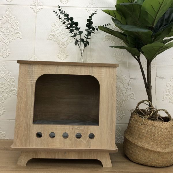 Nhà Cho Mèo GAPI PET Màu Gỗ - GP205