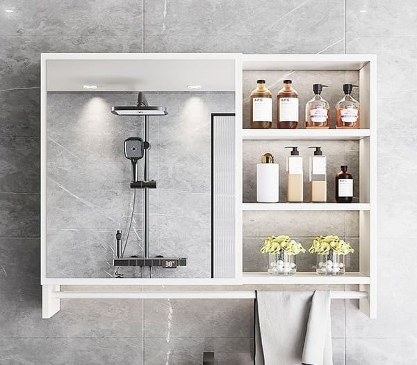 Tủ Kệ Phòng Tắm Full Trắng - GM207A.11