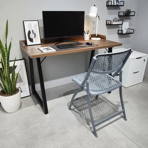 Bàn Làm Việc Chân Sắt IGA Thiết Kế Hiện Đại, Chắc Chắn, Giá Tốt - GM228