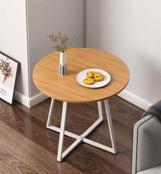 Bàn Trà Chân Sắt Mặt Phủ PVC - GM85