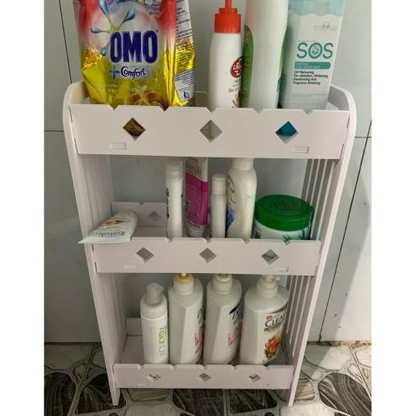 [Giảm giá 60%] Kệ Nhà Tắm GAPI 2-3 Tầng Màu Trắng Ngà - IG277 - IG278