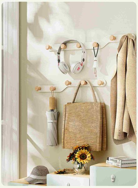 [Giảm giá 60%] Móc Treo Quần Áo Tường Nút Gỗ Tròn - GM180