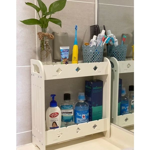 [Giảm giá 60%] Kệ Nhà Tắm GAPI 2-3 Tầng Màu Trắng Ngà - IG277 - IG278