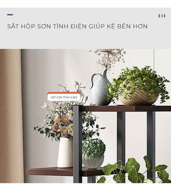 Kệ Để Chậu Cây Khung Gỗ MDF GAPI - GM159