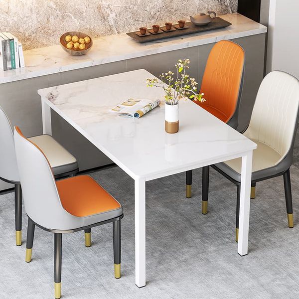 Bàn ăn vân đá cao cấp hiện đại, sang trọng cho không gian sống - GM213