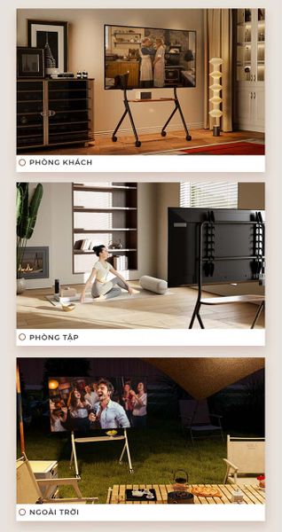 Giá Treo Tivi Khung Sắt Mặt Gỗ - GM189