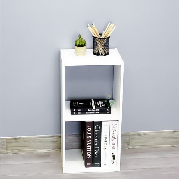 Kệ Sách Tổ Ong GAPI Đa Tầng Màu Trắng - Vân Gỗ - GP100