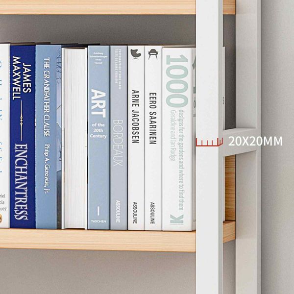 Kệ Sách Để Bàn Trắng Vân Gỗ - GM118